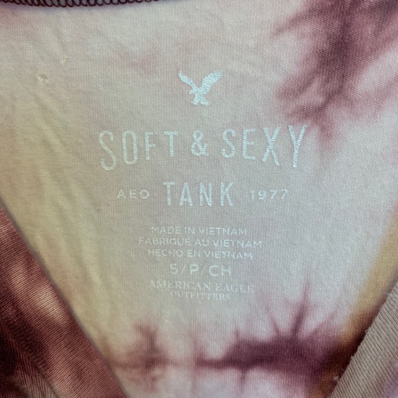 American Eagle Soft and Sexy Tye-Dye Tank - Picture 3 of 4